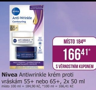 Balení pleťový krém denní a noční proti vráskám Anti - Wrinkle + Contouring Nivea