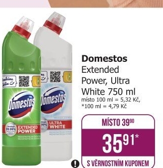 Čistič WC gelový Domestos