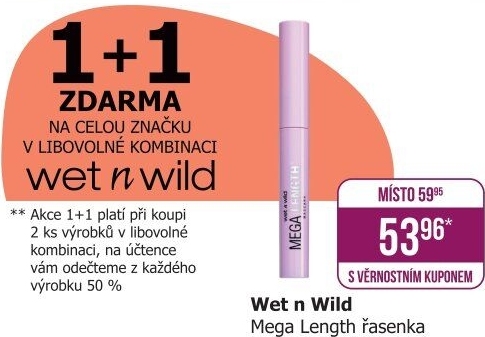 Řasenka Mega Length Wet n Wild