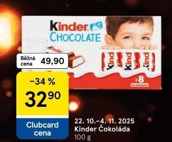 Čokoládky Kinder
