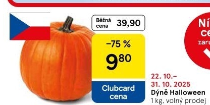 Dýně Halloween - Tesco akcniletaky.com