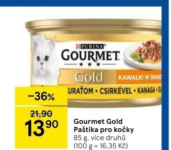 Paštika pro kočky Gold Gourmet Purina