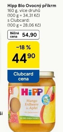 Příkrmy Bio HiPP