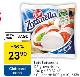 Sýr Zottarella Zott
