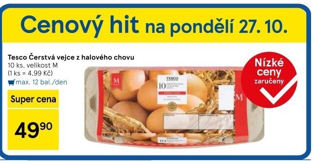 Vejce M Tesco