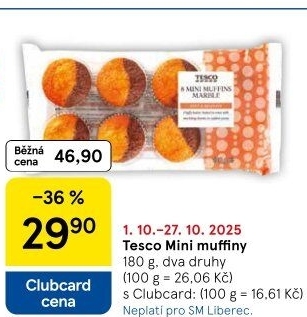 Muffiny mini Tesco