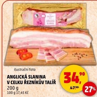Anglická slanina Řezníkův talíř