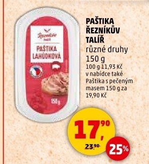 Paštika Řezníkův talíř