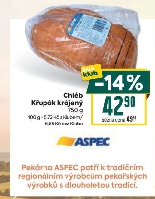 Chléb křupák Aspec