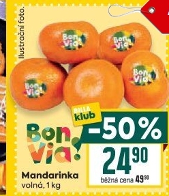 Mandarinky Billa Bonvia
