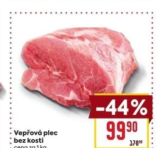 Vepřová plec bez kosti
