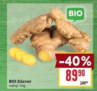 Zázvor čerstvý bio