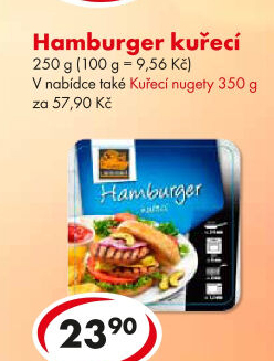 Kuřecí hamburger