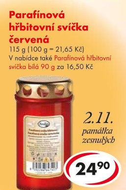 Svíčky hřbitovní