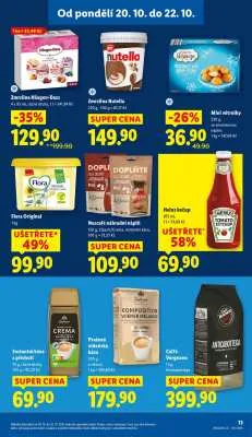 akční leták Lidl 27.10.2025-2.11.2025