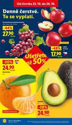 akční leták Lidl 30.10.2025-2.11.2025