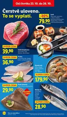 akční leták Lidl 30.10.2025-2.11.2025
