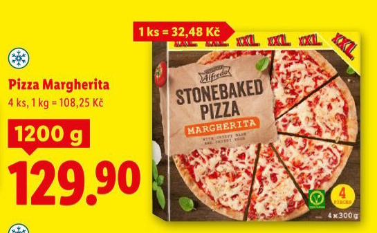 Pizza mražená Alfredo