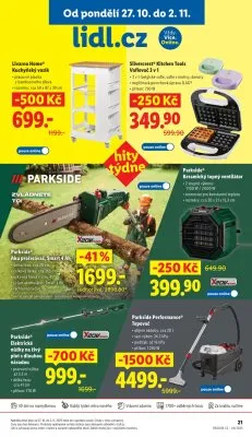 akční leták Lidl 27.10.2025-2.11.2025
