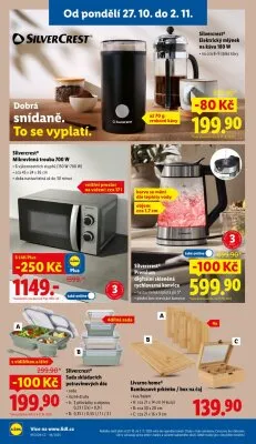 akční leták Lidl 27.10.2025-2.11.2025