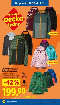 akční leták Lidl 27.10.2025-2.11.2025