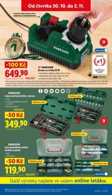 akční leták Lidl 27.10.2025-2.11.2025