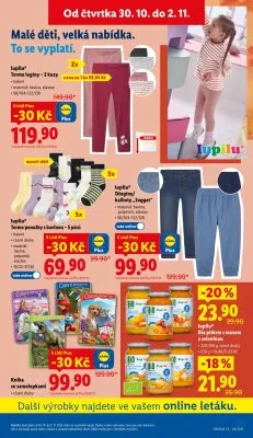 akční leták Lidl 27.10.2025-2.11.2025