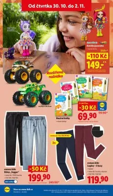 akční leták Lidl 27.10.2025-2.11.2025
