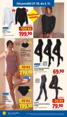 akční leták Lidl 27.10.2025-2.11.2025