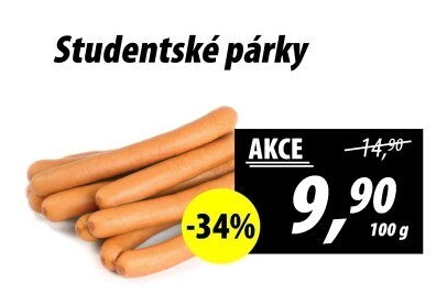 Párky studentské