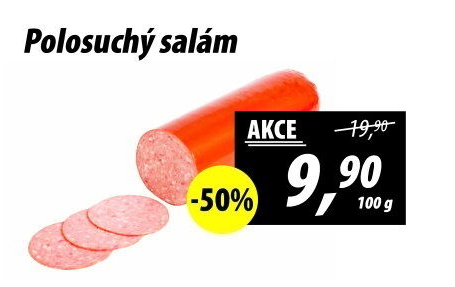 Polosuchý salám