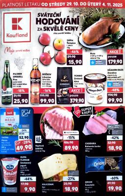 akční leták Kaufland 29.10.2025-4.11.2025