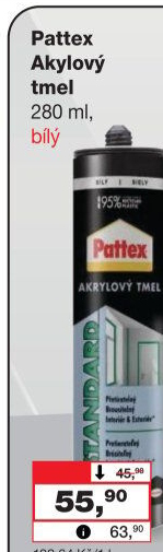 Akrylový tmel Pattex