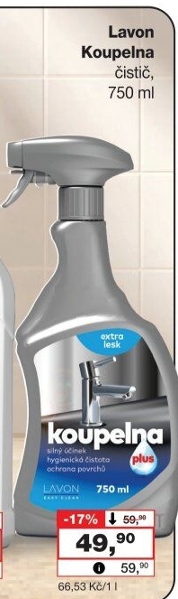 Čistič koupelen Lavon