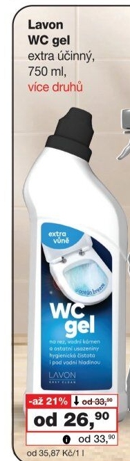 Čistič WC gelový Lavon