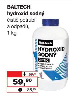 Hydroxid sodný Baltech