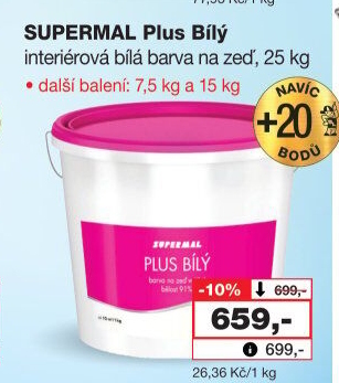 Interiérová barva Plus Supermal