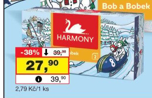 Kapesníčky papírové 2vrstvé dětské Kids Harmony - box