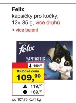 Kapsičky pro kočky Felix Purina