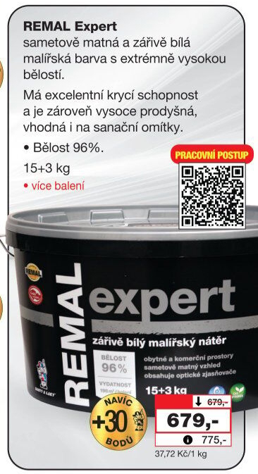 Malířský nátěr Expert Remal