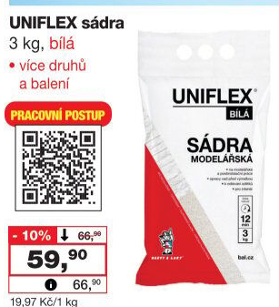 Sádra Uniflex