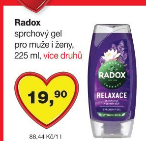 Sprchový gel Radox