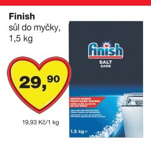 Sůl do myčky Finish