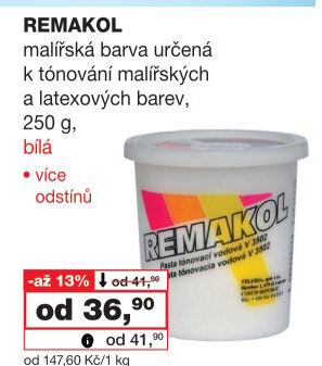 Tónovací pasta Remakol