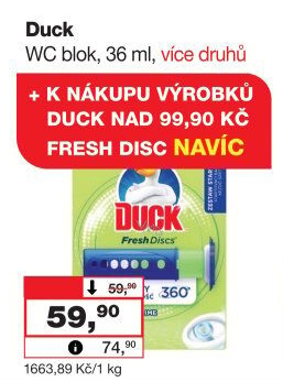 WC blok Duck