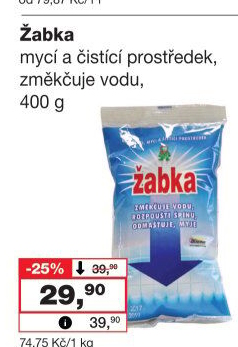 Změkčovač vody Žabka Důbrava