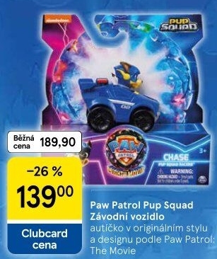 Autíčko Tlapková patrola Paw Patrol Spin Master