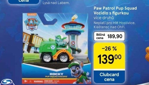 Autíčko Tlapková patrola Paw Patrol Spin Master