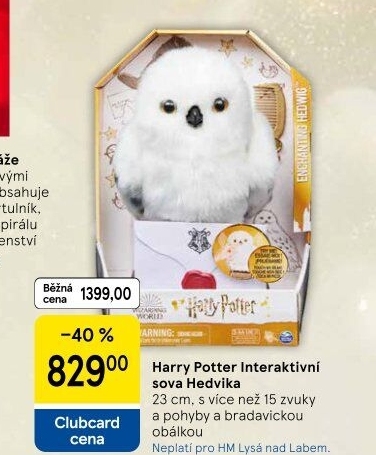 Interaktivní hračka Harry Potter Wizarding World Spin Master