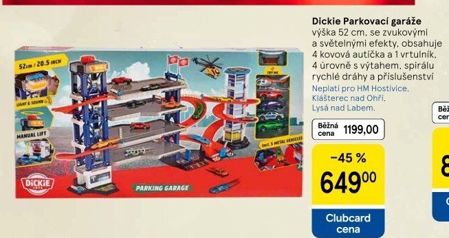 Parkovací garáž - dům Dickie Toys